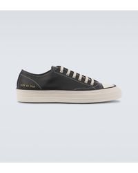 Common Projects - Tournament Leather Sneakers - Lyst