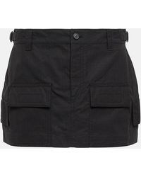 Wardrobe NYC - Minifalda cargo de algodon - Lyst