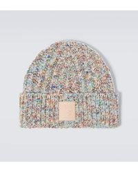 Loewe - Anagram Wool And Cashmere-Blend Beanie - Lyst