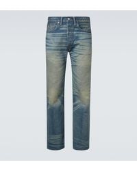 RRL - Mid-Rise Straight Jeans - Lyst