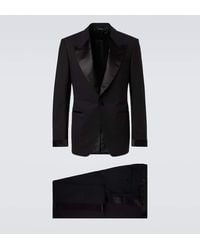 Tom Ford - Smoking Shelton Aus Einem Wollgemisch Mit Satin - Lyst