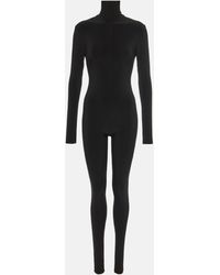 Norma Kamali - Open-Back Jersey Catsuit - Lyst