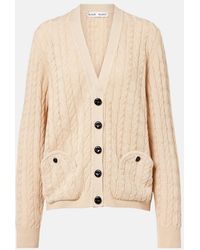 Blazé Milano - Ket Cable-Knit Cotton Cardigan - Lyst