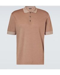 ZEGNA - Polohemd aus einem Baumwollgemisch - Lyst