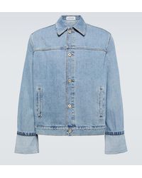 Loewe - Fisherman Turn-up Denim Jacket - Lyst