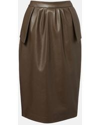 Stella McCartney - Draped Pencil Skirt - Lyst
