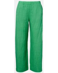 Velvet - Lola Linen Wide-Leg Pants - Lyst