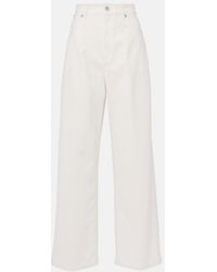 Victoria Beckham - High-Rise Wide-Leg Jeans - Lyst