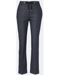 Eleventy - Wool-Blend Tapered Pants - Lyst