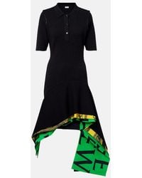Loewe - Asymmetric Midi Dress - Lyst