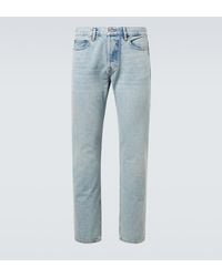 FRAME - The Straight Mid-Rise Straight Jeans - Lyst