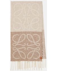 Loewe - Anagram Alpaca And Wool-Blend Scarf - Lyst