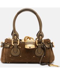 Chloé - Paddington Small Suede Shoulder Bag - Lyst