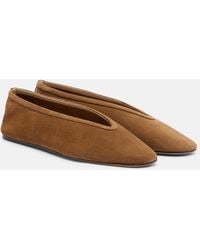 Le Monde Beryl - Luna Suede Ballet Flats - Lyst