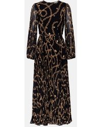 Zimmermann - Sunray Printed Midi Dress - Lyst