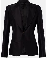 Gucci - Silk Faille Blazer - Lyst