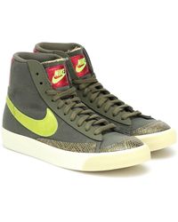 nike leather high tops womens