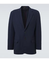 Rubinacci - Striped Single-Breasted Wool Blazer - Lyst