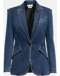 Gluren vermogen ik ben gelukkig Denim Blazers, sport coats and suit jackets for Women | Lyst