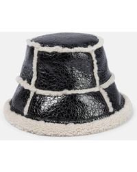 Jean Paul Gaultier - Hut aus Leder und Shearling - Lyst