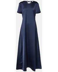 Proenza Schouler - Label Delphine Satin Maxi Dress - Lyst