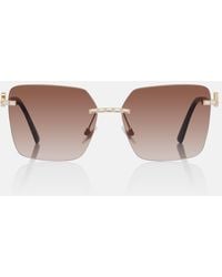 Dolce & Gabbana - Dg Crystal-Embellished Square Sunglasses - Lyst
