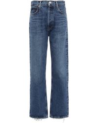 Agolde - High-Rise Straight Jeans 90's Pinch - Lyst