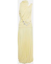 Christopher Esber - Embellished Cutout Jersey Midi Dress - Lyst
