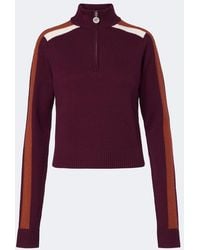 Perfect Moment - La Tour Wool Half-Zip Ski Top - Lyst