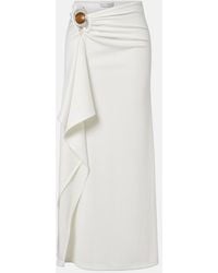 Christopher Esber - Occhio Embellished Jersey Maxi Skirt - Lyst