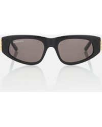 Balenciaga Sonnenbrille mit D-Gestell - Schwarz