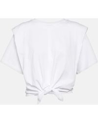 Isabel Marant - T-shirt Zelikia in jersey di cotone - Lyst