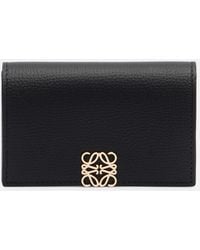 Loewe - Anagram Leather Card Holder - Lyst