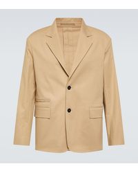 Lanvin - Deconstructed Cotton-Blend Blazer - Lyst