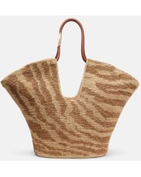 Zimmermann - Goldentime Large Raffia Tote Bag - Lyst