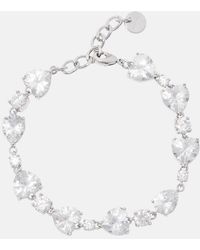 Self-Portrait - Crystal-Embellished Bracelet - Lyst