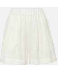 Asceno - Zurich Linen Shorts - Lyst