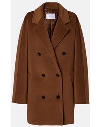 Max Mara - Mantel Rebus Aus Wolle Und Kaschmir - Lyst