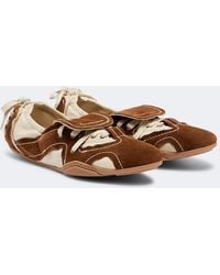 Acne Studios - Leather And Suede Sneakers - Lyst