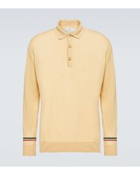 Etro - Linen And Cotton Polo Sweater - Lyst