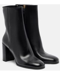 Prada - 85 Leather Ankle Boots - Lyst