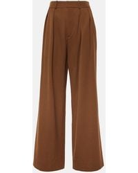 Wardrobe NYC - Pantalones anchos de lana con tiro bajo - Lyst