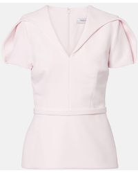 Safiyaa - Leighton Crepe Top - Lyst