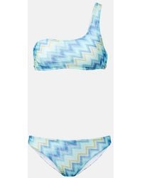 Missoni - Zigzag One-Shoulder Bikini - Lyst