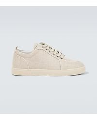 Christian Louboutin - Sneakers Rantulow Orlato Aus Canvas - Lyst