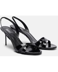 Paris Texas - Lidia Patent Leather Slingback Sandals - Lyst