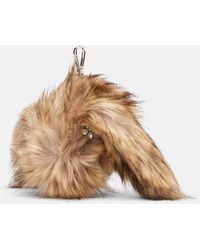 Simone Rocha - Embellished Faux Fur Coin Purse - Lyst