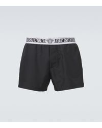 Versace - Greca Swim Trunks - Lyst