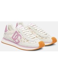 Dolce & Gabbana - Sports Shoes With Logo - Lyst