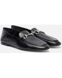 Gucci - Jordaan Horsebit Leather Loafers - Lyst